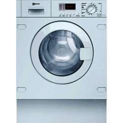 Neff V6320X1GB Integrated Washer Dryer, 7kg Wash/4kg Dry Load, B Energy Rating, 1400rpm Spin